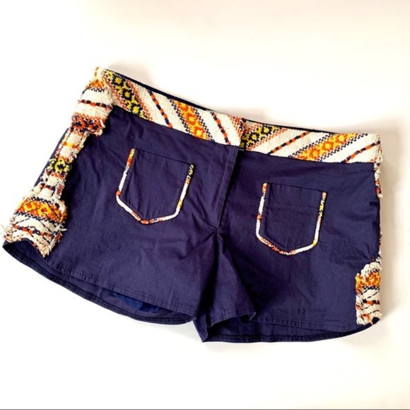 Judith March Pants - Judith March Southwestern Feel Nylon Shorts-L